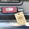 North Texas Airstream Community Wood Luggage Tags - Rectangle - Lifestyle