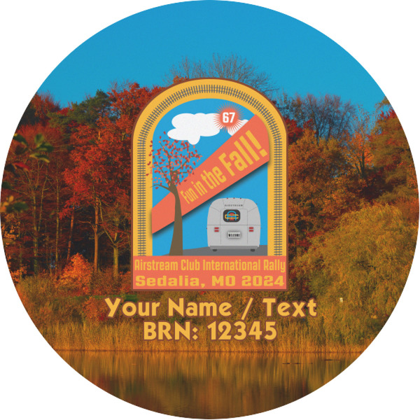 Custom Airstream International Rally - 2024 Multipurpose Round Labels - 1"