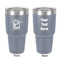 Airstream International Rally - 2024 30 oz Stainless Steel Ringneck Tumbler - Grey - Double Sided - Front & Back