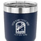 Airstream International Rally - 2024 30 oz Stainless Steel Ringneck Tumbler - Navy - CLOSE UP