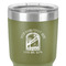 Airstream International Rally - 2024 30 oz Stainless Steel Ringneck Tumbler - Olive - Close Up