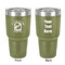 Airstream International Rally - 2024 30 oz Stainless Steel Ringneck Tumbler - Olive - Double Sided - Front & Back