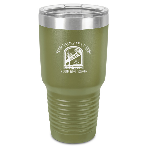 Custom Airstream International Rally - 2024 30 oz Stainless Steel Tumbler - Olive - Single-Sided