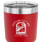 Airstream International Rally - 2024 30 oz Stainless Steel Ringneck Tumbler - Red - CLOSE UP