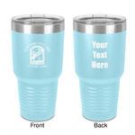 Airstream International Rally - 2024 30 oz Stainless Steel Tumbler - Teal - Double-Sided