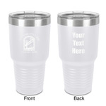 Airstream International Rally - 2024 30 oz Stainless Steel Tumbler - White - Double-Sided