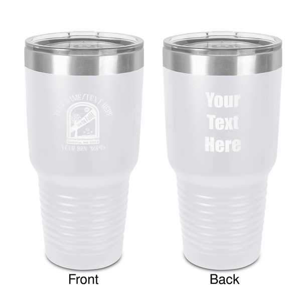 Custom Airstream International Rally - 2024 30 oz Stainless Steel Tumbler - White - Double-Sided