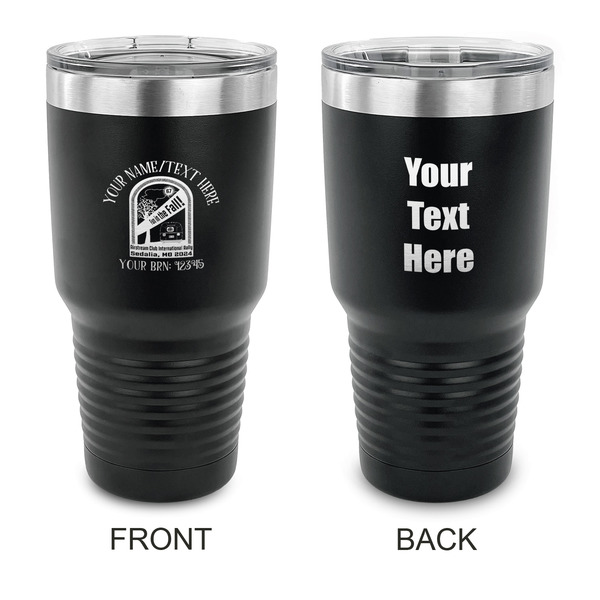 Custom Airstream International Rally - 2024 30 oz Stainless Steel Tumbler - Black - Double-Sided