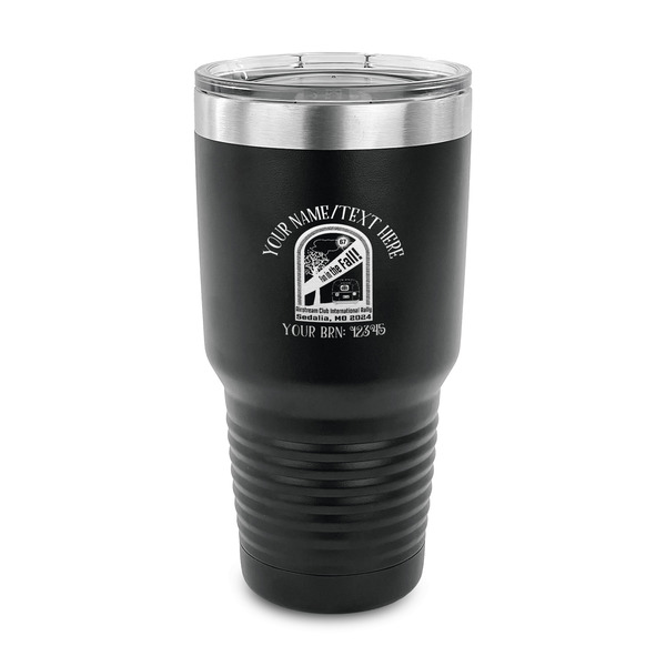 Custom Airstream International Rally - 2024 30 oz Stainless Steel Tumbler - Black - Single-Sided