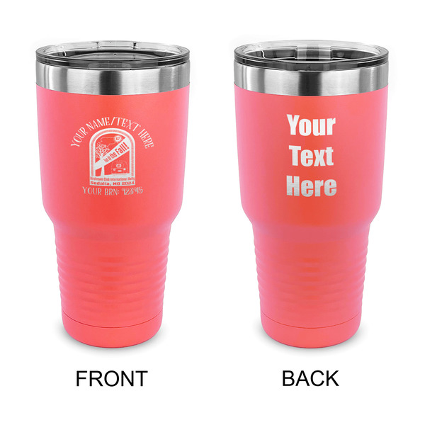 Custom Airstream International Rally - 2024 30 oz Stainless Steel Tumbler - Coral - Double-Sided