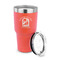 Airstream International Rally - 2024 30 oz Stainless Steel Ringneck Tumblers - Coral - LID OFF