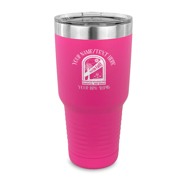 Custom Airstream International Rally - 2024 30 oz Stainless Steel Tumbler - Pink - Single-Sided