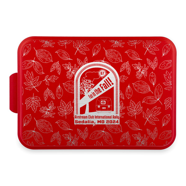 Custom Airstream International Rally - 2024 Aluminum Baking Pan with Red Lid