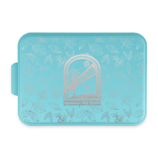 Custom Airstream International Rally - 2024 Aluminum Baking Pan with Teal Lid