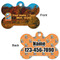 Airstream International Rally - 2024 Bone Shaped Dog ID Tag - Small - Front & Back View