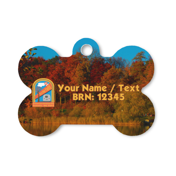 Custom Airstream International Rally - 2024 Bone Shaped Dog ID Tag - Small