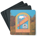 Airstream International Rally - 2024 Square Rubber Backed Coasters - Set of 4