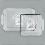 Airstream International Rally - 2024 Glass Baking & Cake Dish Set - 13in x 9in & 8in x 8in