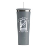 Airstream International Rally - 2024 RTIC Everyday Tumbler with Straw - 28oz - Grey - Double-Sided