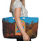 Airstream International Rally - 2024 Large Rope Tote Bag - In Context View