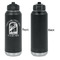 Airstream International Rally - 2024 Laser Engraved Water Bottles - Front Engraving - Front & Back View