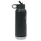 Airstream International Rally - 2024 Laser Engraved Water Bottles - Front Engraving - Side View