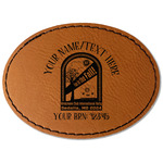 Airstream International Rally - 2024 Faux Leather Iron On Patch - Oval