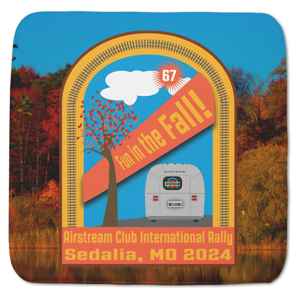 Custom Airstream International Rally - 2024 Memory Foam Bath Mat - 48" x 48"