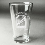 Airstream International Rally - 2024 Pint Glass - Laser Engraved - Single