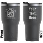 Airstream International Rally - 2024 RTIC Tumbler - Black - Laser Engraved - Double-Sided