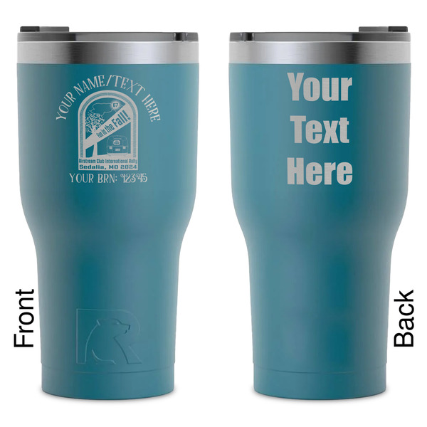 Custom Airstream International Rally - 2024 RTIC Tumbler - Dark Teal - Laser Engraved - Double-Sided