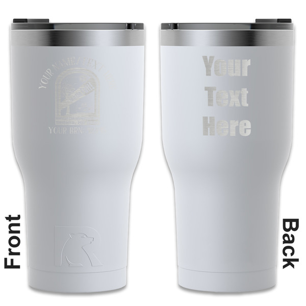 Custom Airstream International Rally - 2024 RTIC Tumbler - White - Laser Engraved - Double-Sided