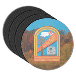 Airstream International Rally - 2024 Round Rubber Backed Coasters - Set of 4