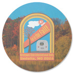 Airstream International Rally - 2024 Round Rubber Backed Coaster - Single