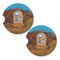 Airstream International Rally - 2024 Sandstone Car Coasters - Set of 2