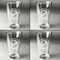 Airstream International Rally - 2024 Set of Four Engraved Beer Glasses - Individual View