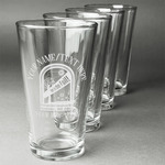 Airstream International Rally - 2024 Pint Glasses - Laser Engraved - Set of 4