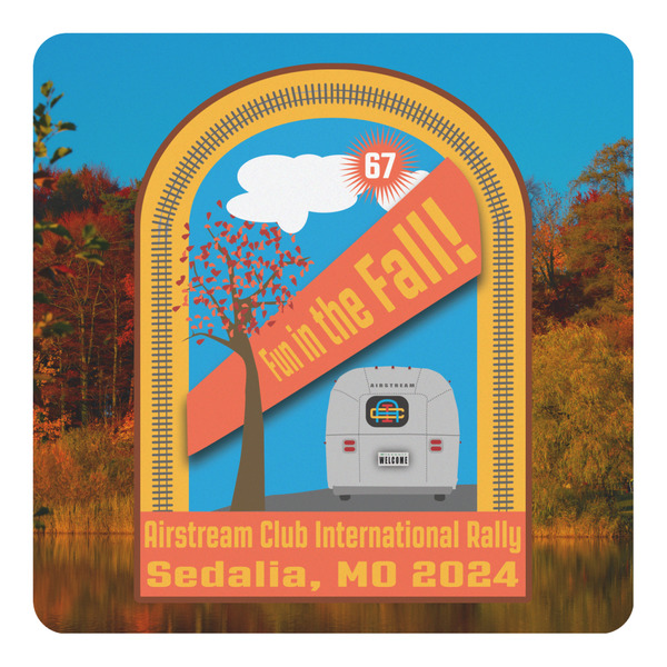 Custom Airstream International Rally - 2024 Square Decal - Large