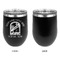 Airstream International Rally - 2024 Stainless Wine Tumblers - Black - Single Sided - Approval