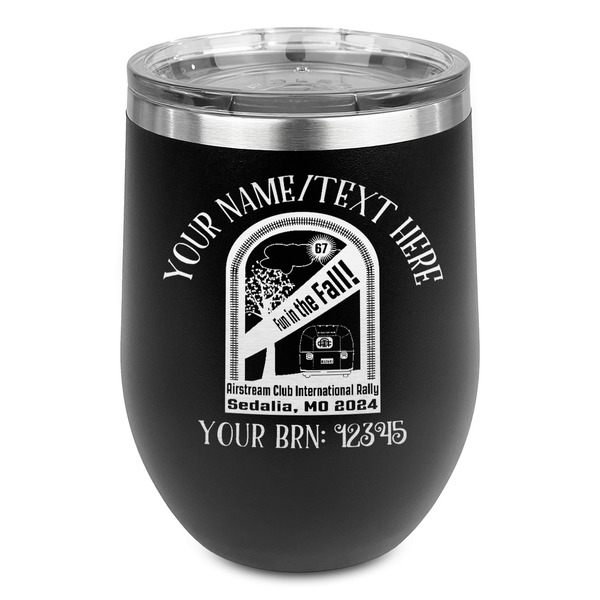 Custom Airstream International Rally - 2024 Stemless Stainless Steel Wine Tumbler