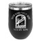 Airstream International Rally - 2024 Stainless Wine Tumblers - Black - Single Sided - Front