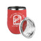 Airstream International Rally - 2024 Stainless Wine Tumblers - Coral - Double Sided - Alt View