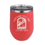 Airstream International Rally - 2024 Stemless Stainless Steel Wine Tumbler - Coral - Double-Sided