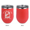 Airstream International Rally - 2024 Stainless Wine Tumblers - Coral - Single Sided - Approval