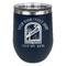 Airstream International Rally - 2024 Stainless Wine Tumblers - Navy - Double Sided - Front