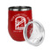 Airstream International Rally - 2024 Stainless Wine Tumblers - Red - Double Sided - Alt View