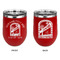 Airstream International Rally - 2024 Stainless Wine Tumblers - Red - Double Sided - Approval