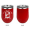 Airstream International Rally - 2024 Stainless Wine Tumblers - Red - Single Sided - Approval