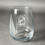 Airstream International Rally - 2024 Stemless Wine Glass - Laser Engraved- Single