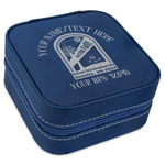 Airstream International Rally - 2024 Travel Jewelry Box - Navy Blue Leather